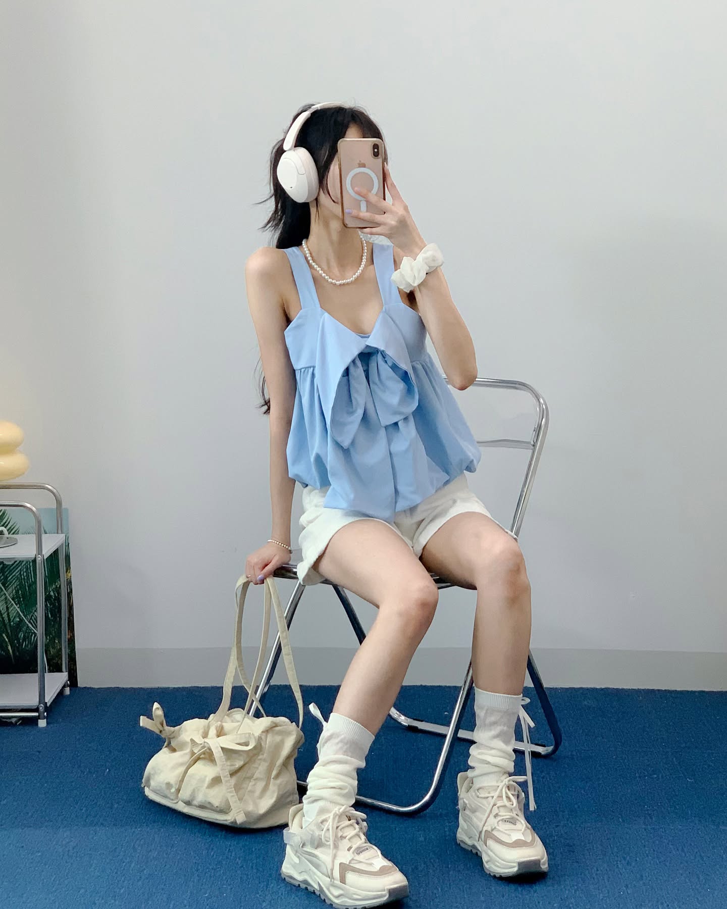 발레리나 룩의 정석, 나시블라우스코디